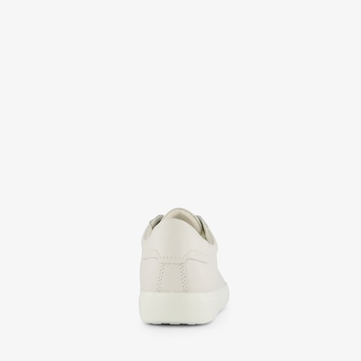 ECCO Soft Classic leren dames veterschoenen wit