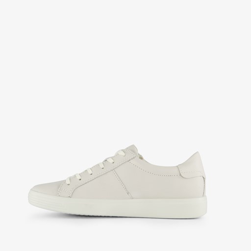 ECCO Soft Classic leren dames veterschoenen wit