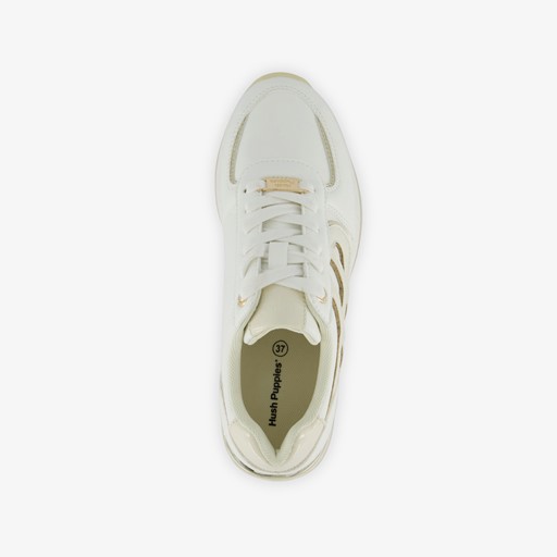 Dames sneakers wit goud