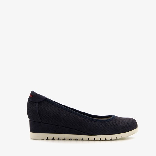 Dames pumps met sleehak donkerblauw39