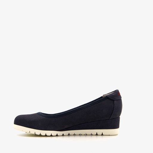 Dames pumps met sleehak donkerblauw39