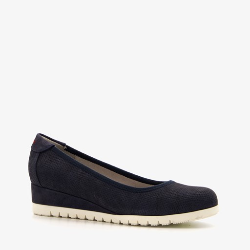 Dames pumps met sleehak donkerblauw39