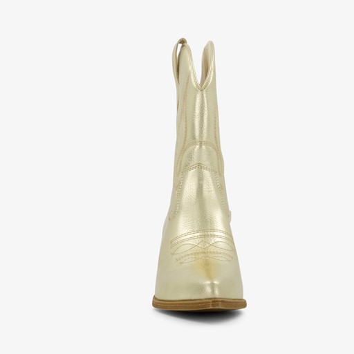 Dames western laarzen goudkleurig