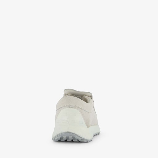 Suede dames sneakers beige