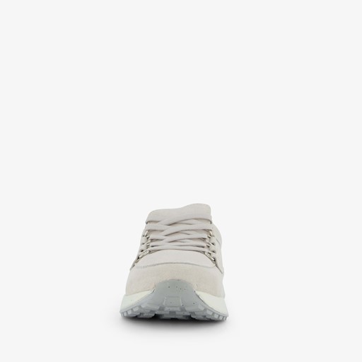 Suède dames sneakers beige