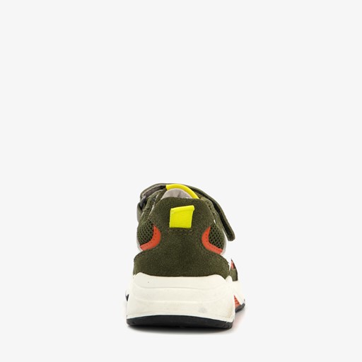 Leren jongens sneakers groen