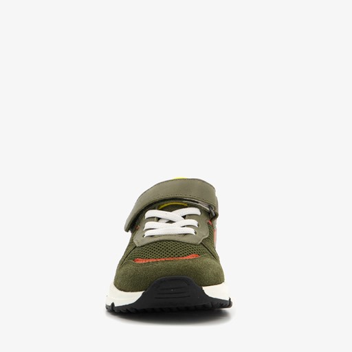 Leren jongens sneakers groen