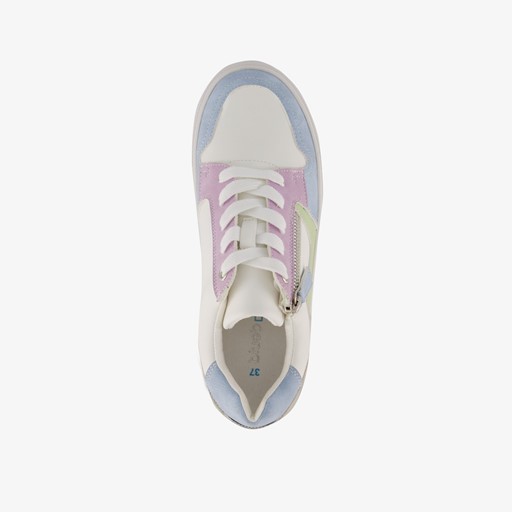 Dames sneakers wit pastel
