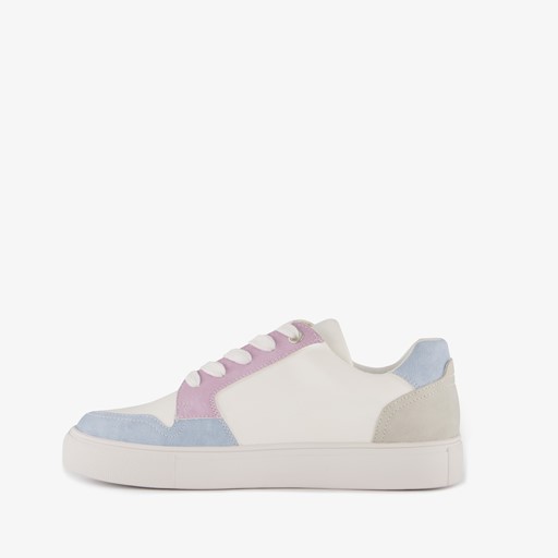 Dames sneakers wit pastel