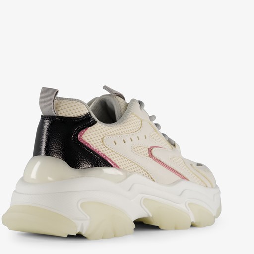 Dames dad sneakers met lak details