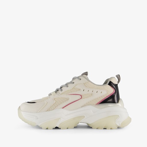 Dames dad sneakers met lak details