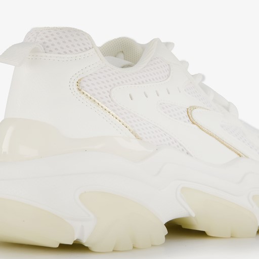 Dames dad sneakers wit