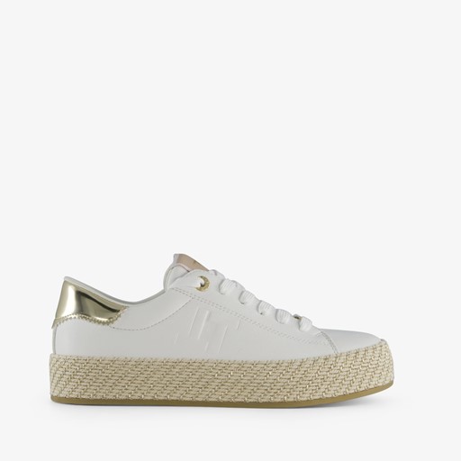 Dames sneakers wit goud