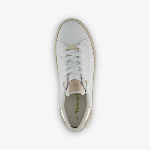 Dames sneakers wit goud