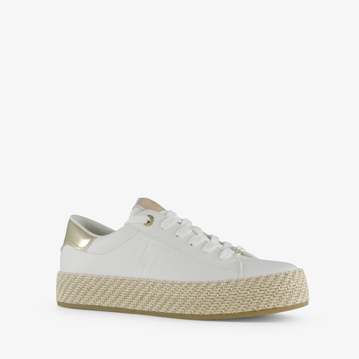 Dames sneakers wit goud