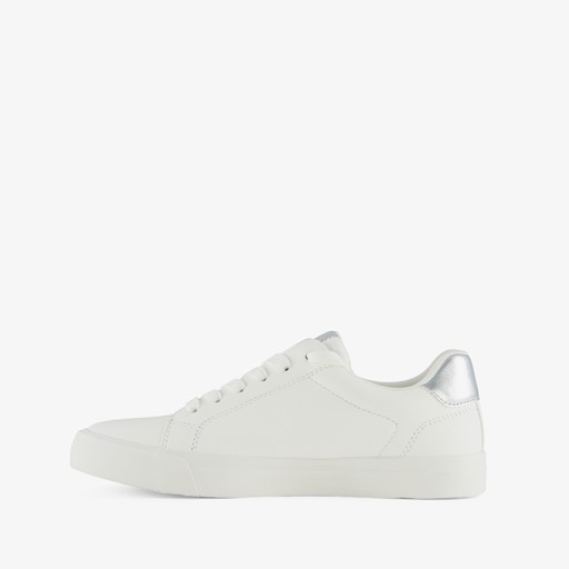 Dames sneakers met rits wit