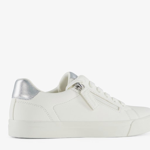 Dames sneakers met rits wit