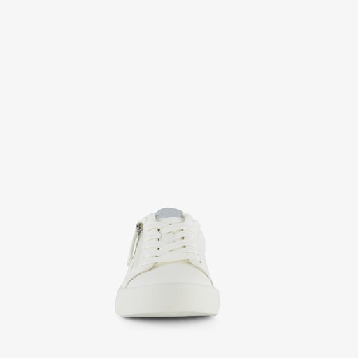 Dames sneakers met rits wit