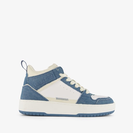 ONLY Shoes hoge dames sneakers met denim