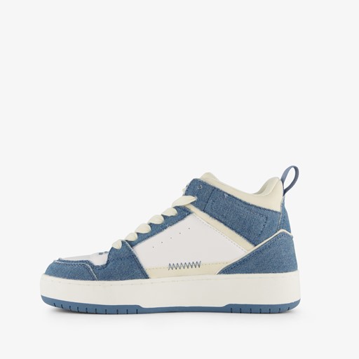 ONLY Shoes hoge dames sneakers met denim