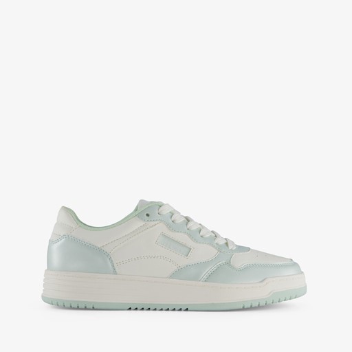 Dames sneakers mintgroen wit