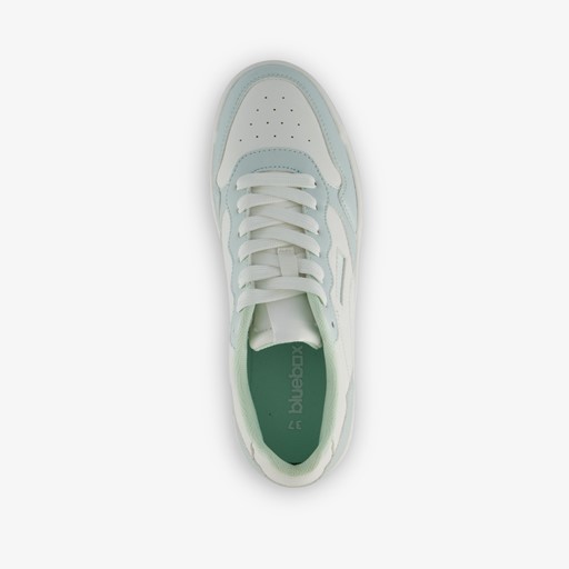 Dames sneakers mintgroen wit