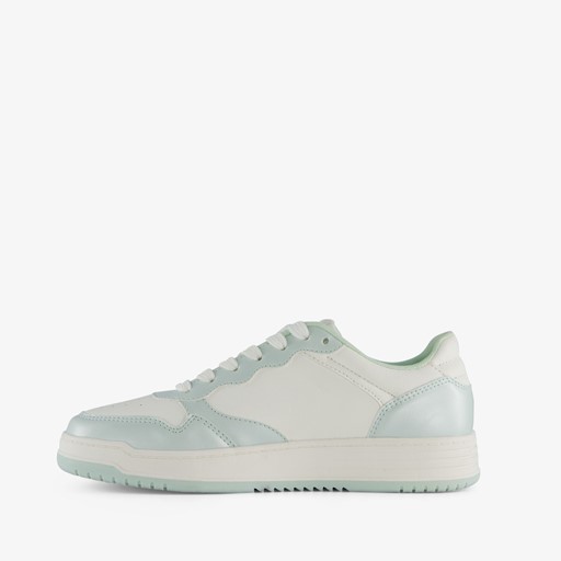 Dames sneakers mintgroen wit