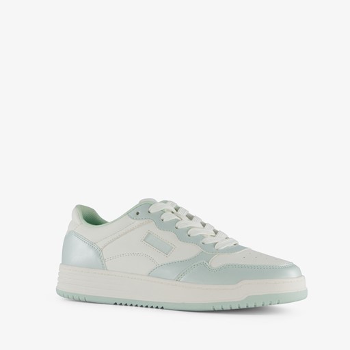 Dames sneakers mintgroen wit