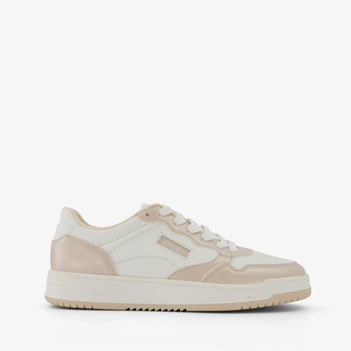 Dames sneakers beige wit