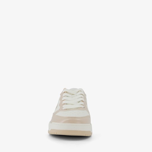 Dames sneakers beige wit