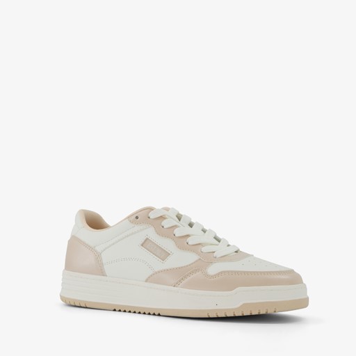 Dames sneakers beige wit