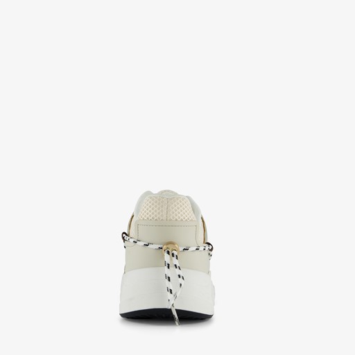 Dames beige dad sneakers met veter