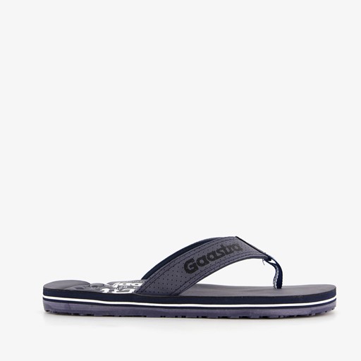 Heren teenslippers blauw