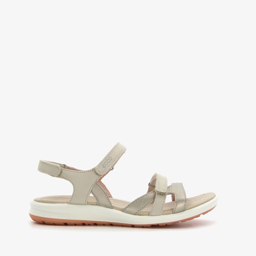 ECCO Cruise II leren dames sandalen beige