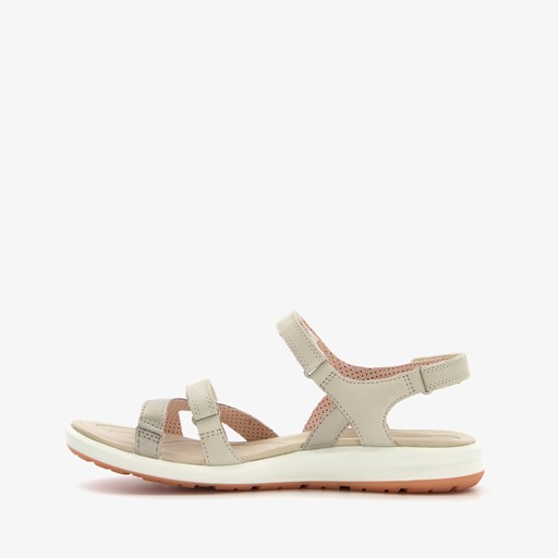 ECCO Cruise II leren dames sandalen beige