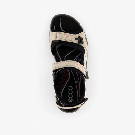 ECCO Offroad leren dames wandelsandalen grijs