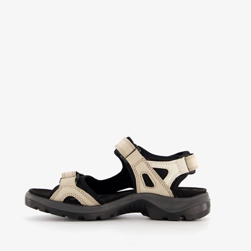 ECCO Offroad leren dames wandelsandalen grijs
