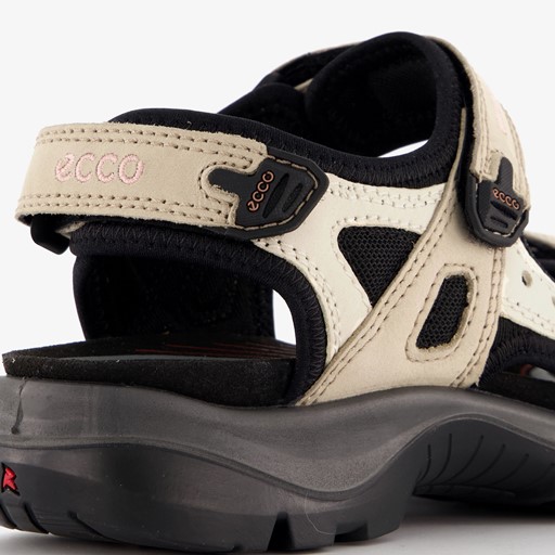 ECCO Offroad leren dames wandelsandalen grijs