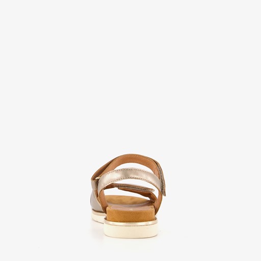 Leren dames sandalen roze