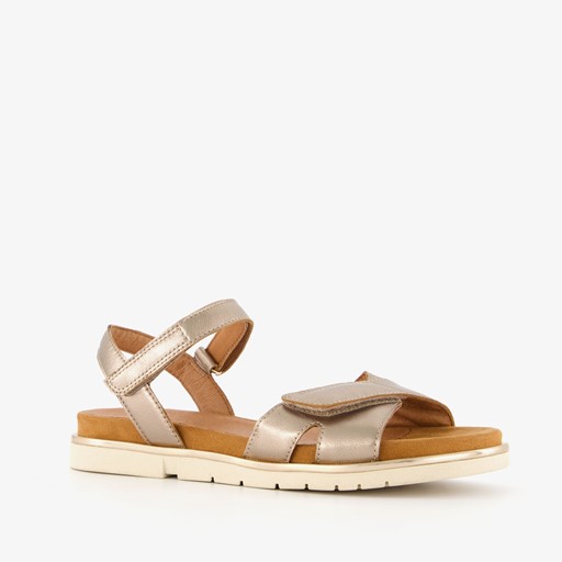 Leren dames sandalen roze