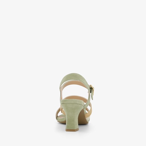 Dames sandalen lichtgroen