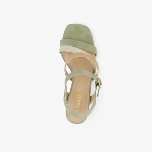 Dames sandalen lichtgroen