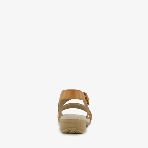 Dames sandalen cognac