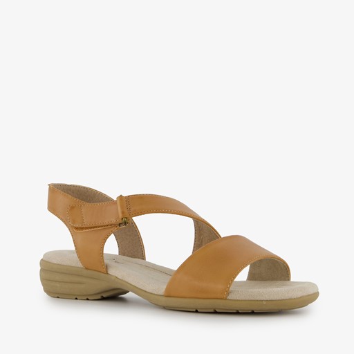 Dames sandalen cognac