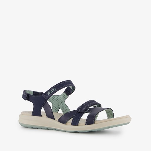 ECCO Cruise II leren dames sandalen blauw