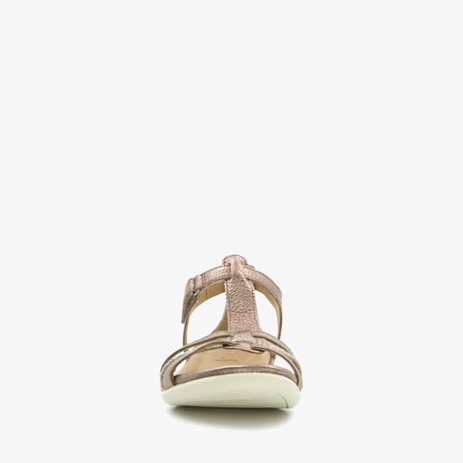 ECCO Flash leren dames sandalen goud