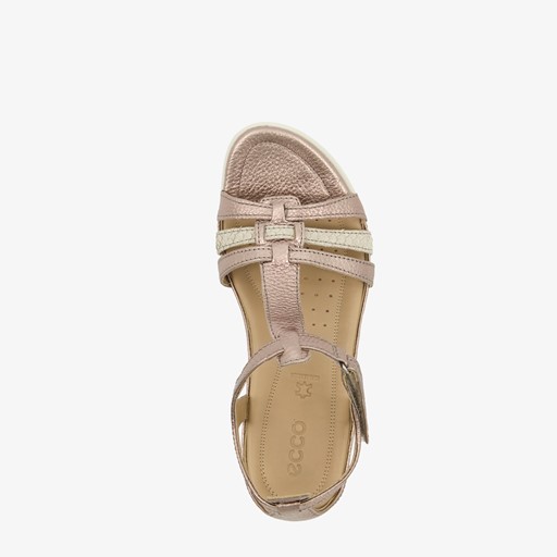 ECCO Flash leren dames sandalen goud