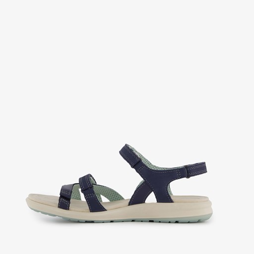 ECCO Cruise II leren dames sandalen blauw