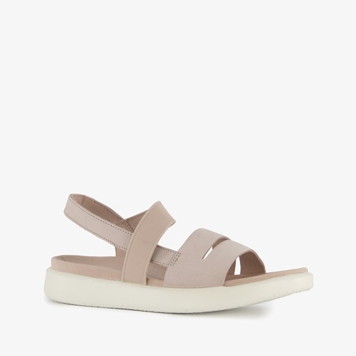 ECCO Yuma leren dames sandalen roze