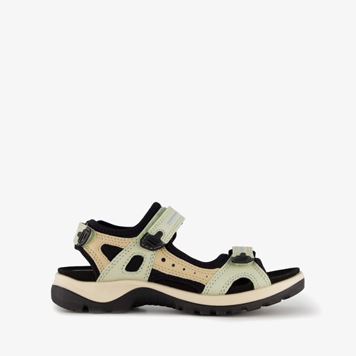ECCO Offroad leren dames wandelsandalen beige